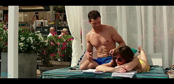  Dakota Johnson - Topless at a beach in Fifty Shades Freed- (uploaded by celebeclipse.com)